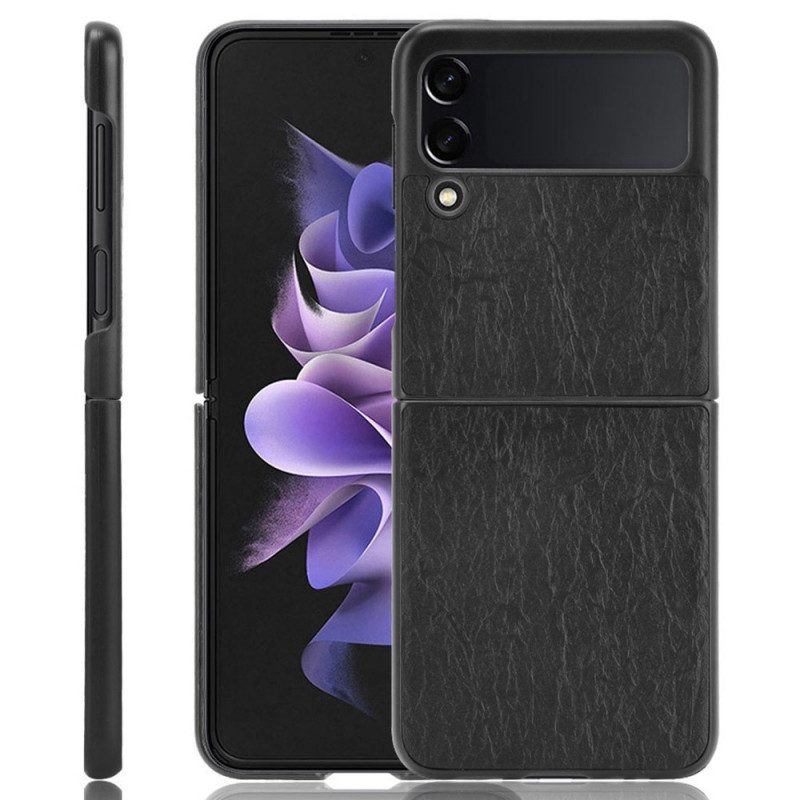 Hülle Für Samsung Galaxy Z Flip 3 5G Flip Case Designer-ledereffekt