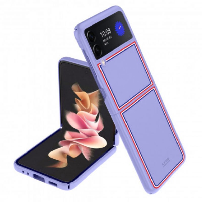 Hülle Für Samsung Galaxy Z Flip 3 5G Flip Case Dreifarbig