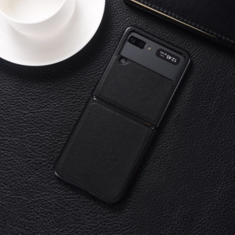 Hülle Für Samsung Galaxy Z Flip 3 5G Flip Case Echtes Leder