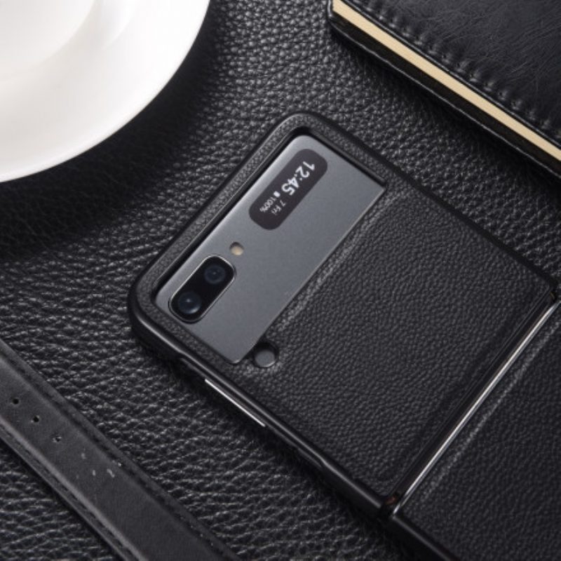 Hülle Für Samsung Galaxy Z Flip 3 5G Flip Case Echtes Leder