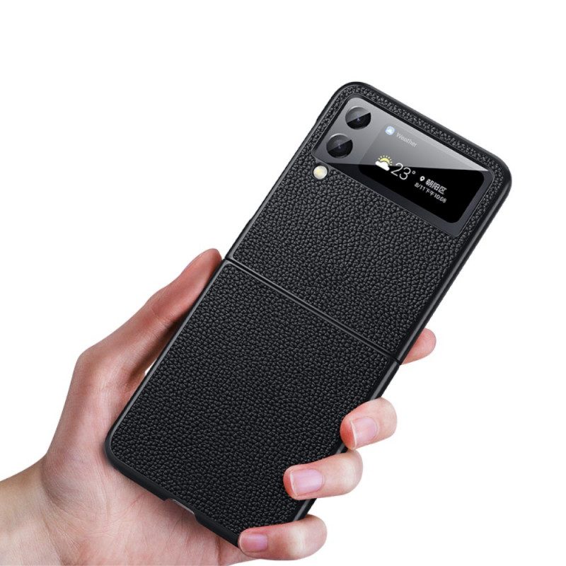 Hülle Für Samsung Galaxy Z Flip 3 5G Flip Case Echtes Leder