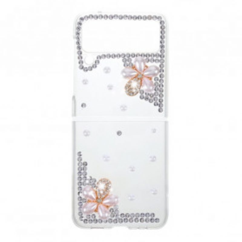 Hülle Für Samsung Galaxy Z Flip 3 5G Flip Case Edelsteine