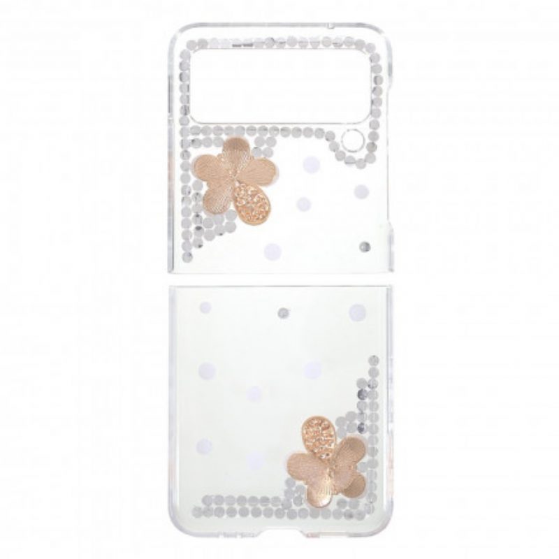 Hülle Für Samsung Galaxy Z Flip 3 5G Flip Case Edelsteine