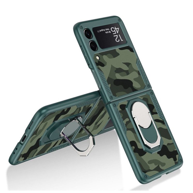 Hülle Für Samsung Galaxy Z Flip 3 5G Flip Case Gkk Camo Stützring