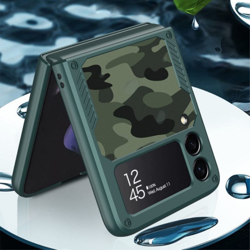 Hülle Für Samsung Galaxy Z Flip 3 5G Flip Case Gkk Camo Stützring