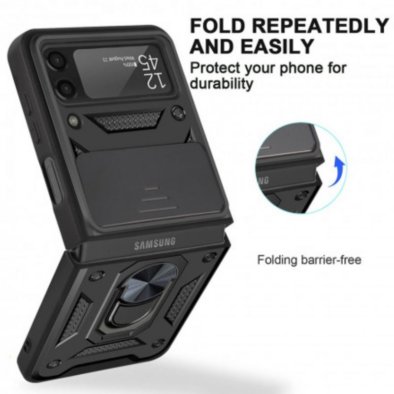 Hülle Für Samsung Galaxy Z Flip 3 5G Flip Case Hybrid Mit Ringunterstützung