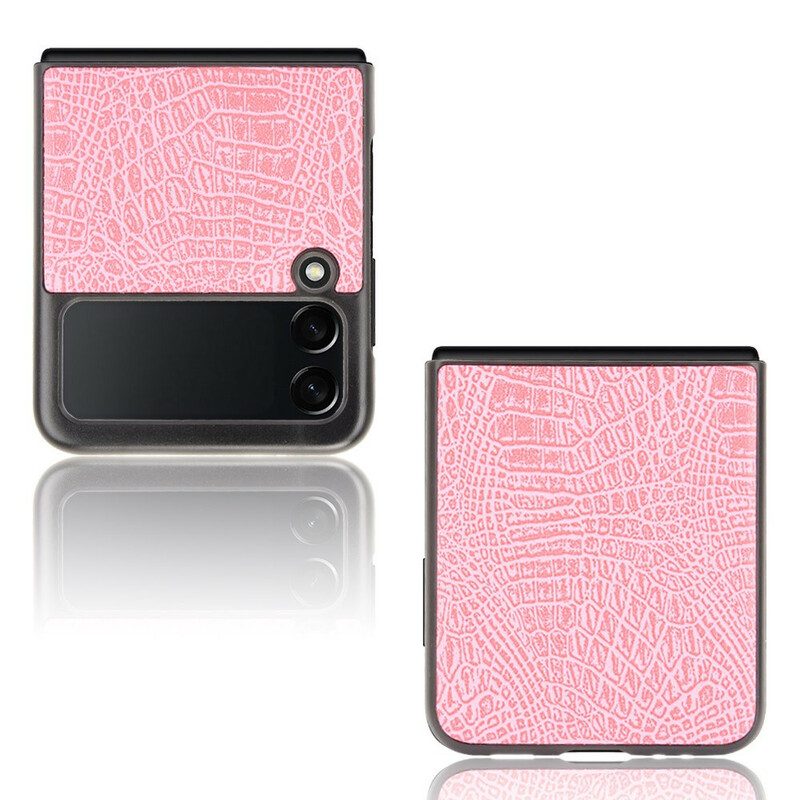 Hülle Für Samsung Galaxy Z Flip 3 5G Flip Case Krokodilhaut-effekt