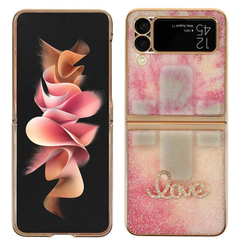 Hülle Für Samsung Galaxy Z Flip 3 5G Flip Case Liebe