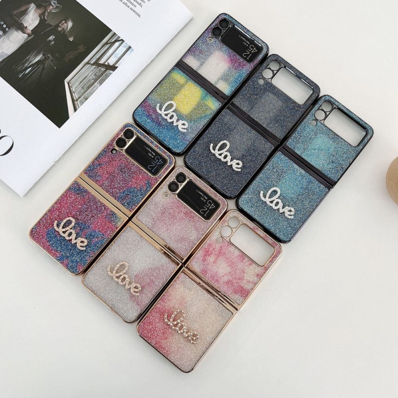 Hülle Für Samsung Galaxy Z Flip 3 5G Flip Case Liebe