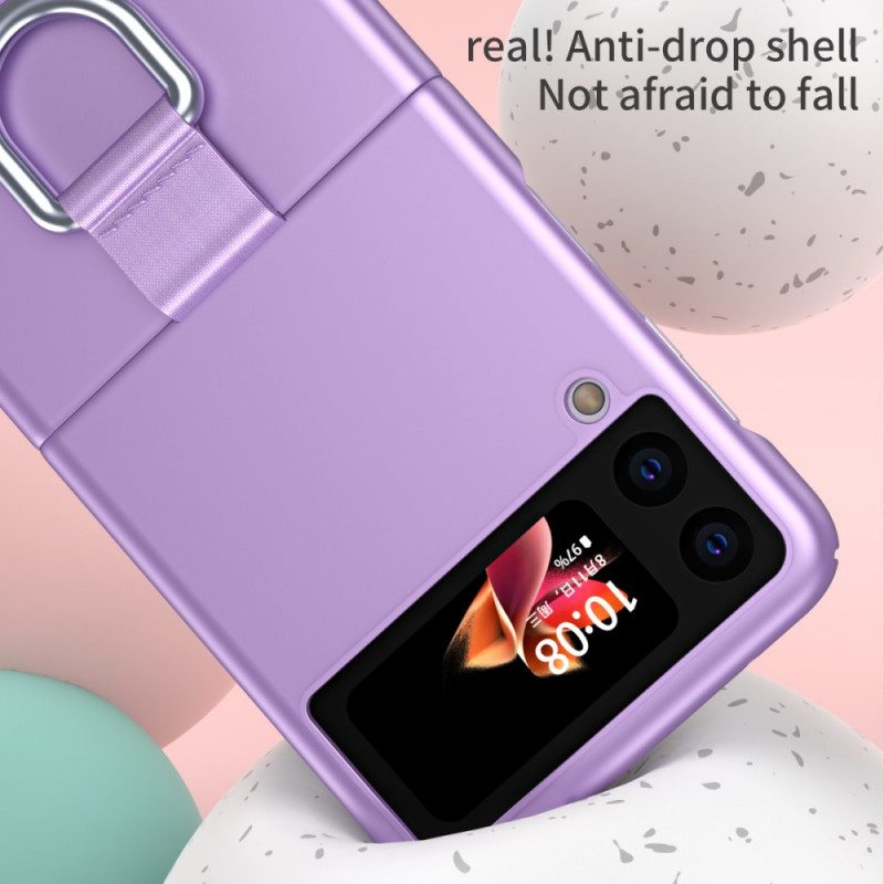 Hülle Für Samsung Galaxy Z Flip 3 5G Flip Case Skin-touch Mit Ring