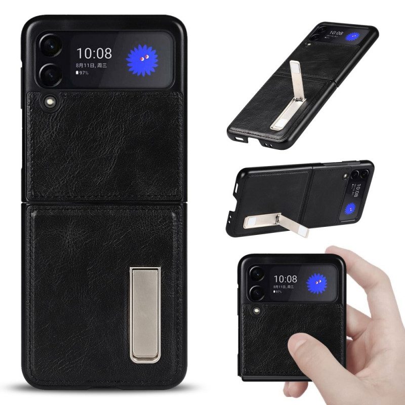 Hülle Für Samsung Galaxy Z Flip 3 5G Flip Case Stil Lederständer