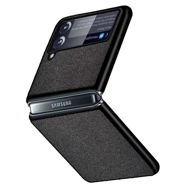 Hülle Für Samsung Galaxy Z Flip 3 5G Flip Case Stoffstruktur