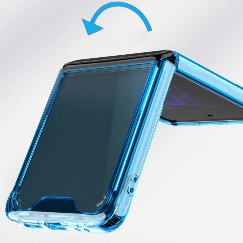 Hülle Für Samsung Galaxy Z Flip 3 5G Flip Case Transparent Gefärbt