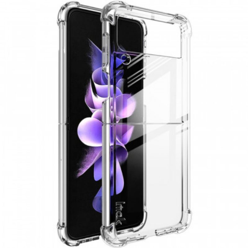 Hülle Für Samsung Galaxy Z Flip 3 5G Flip Case Transparente Und Siebfolie Imak