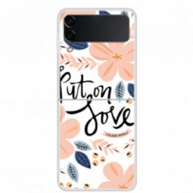 Hülle Für Samsung Galaxy Z Flip 3 5G Flip Case Ziehe Liebe An