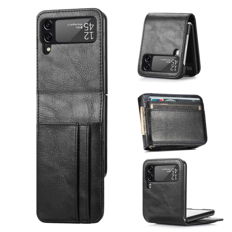 Hülle Für Samsung Galaxy Z Flip 3 5G Geldbörse Flip Case Stil-leder-geldbörse