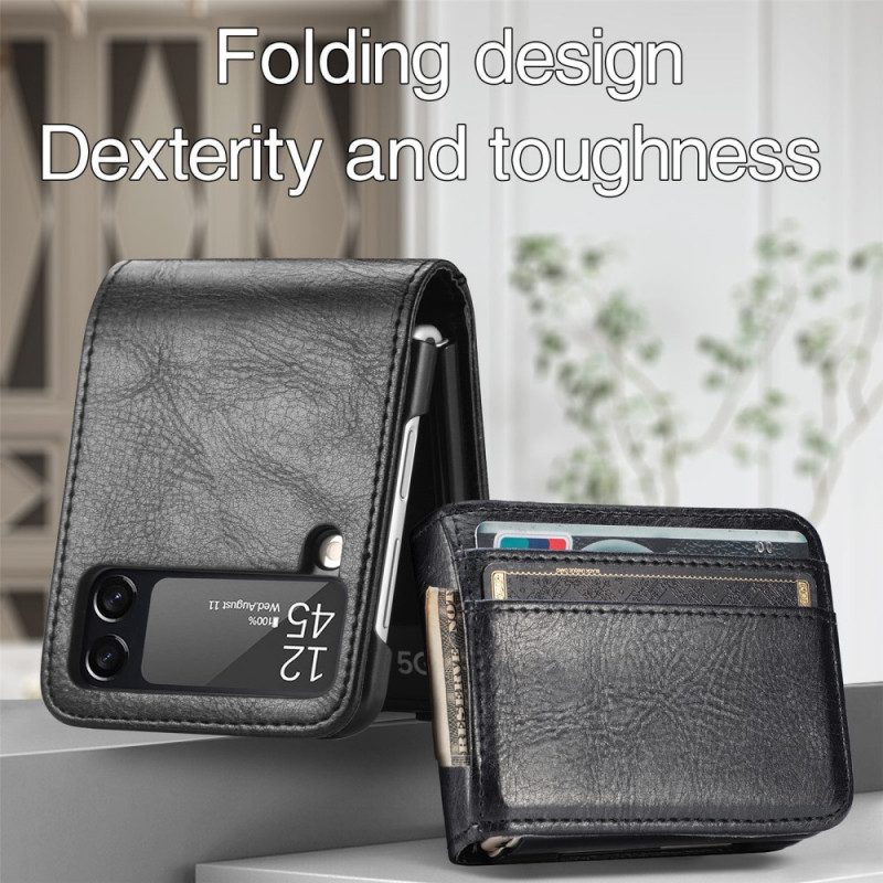 Hülle Für Samsung Galaxy Z Flip 3 5G Geldbörse Flip Case Stil-leder-geldbörse