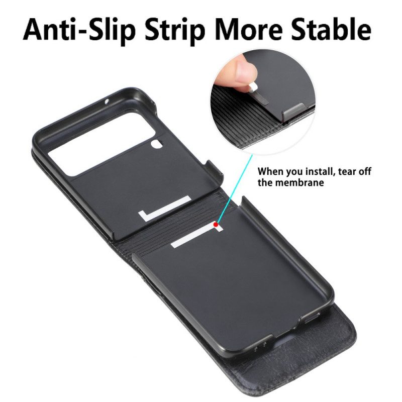 Hülle Für Samsung Galaxy Z Flip 3 5G Geldbörse Flip Case Stil-leder-geldbörse