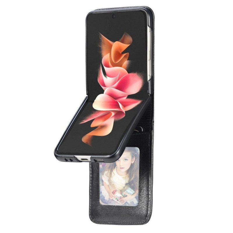 Hülle Für Samsung Galaxy Z Flip 3 5G Geldbörse Flip Case Stil-leder-geldbörse