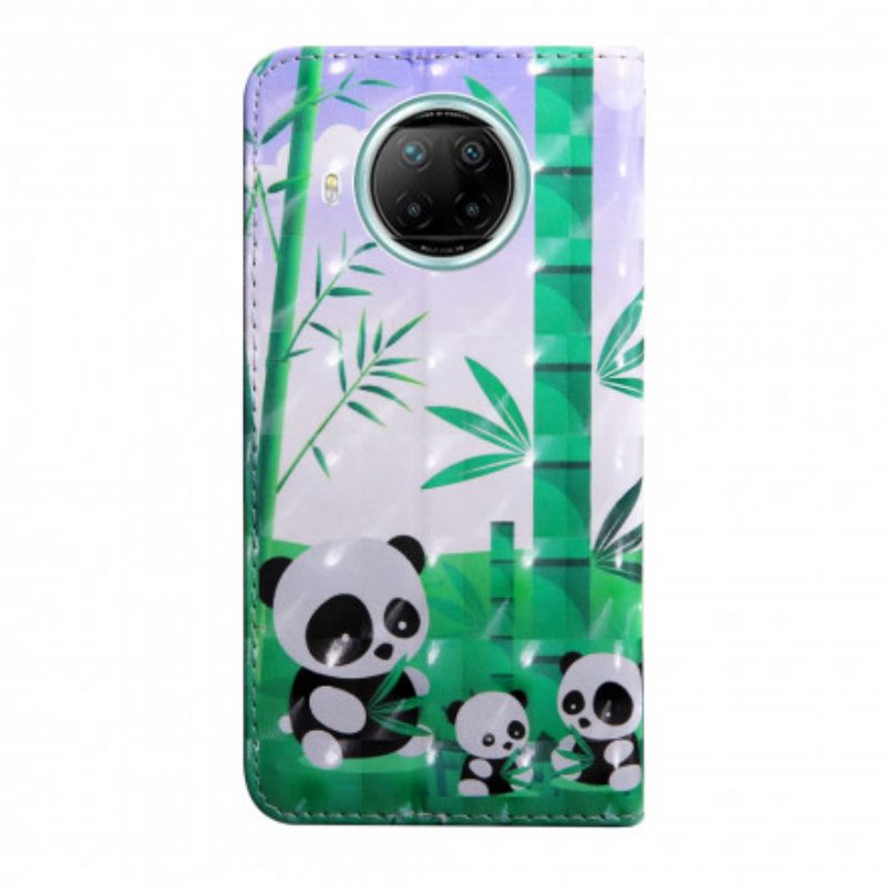 Flip Case Für Xiaomi Mi 10T Lite Panda-familie