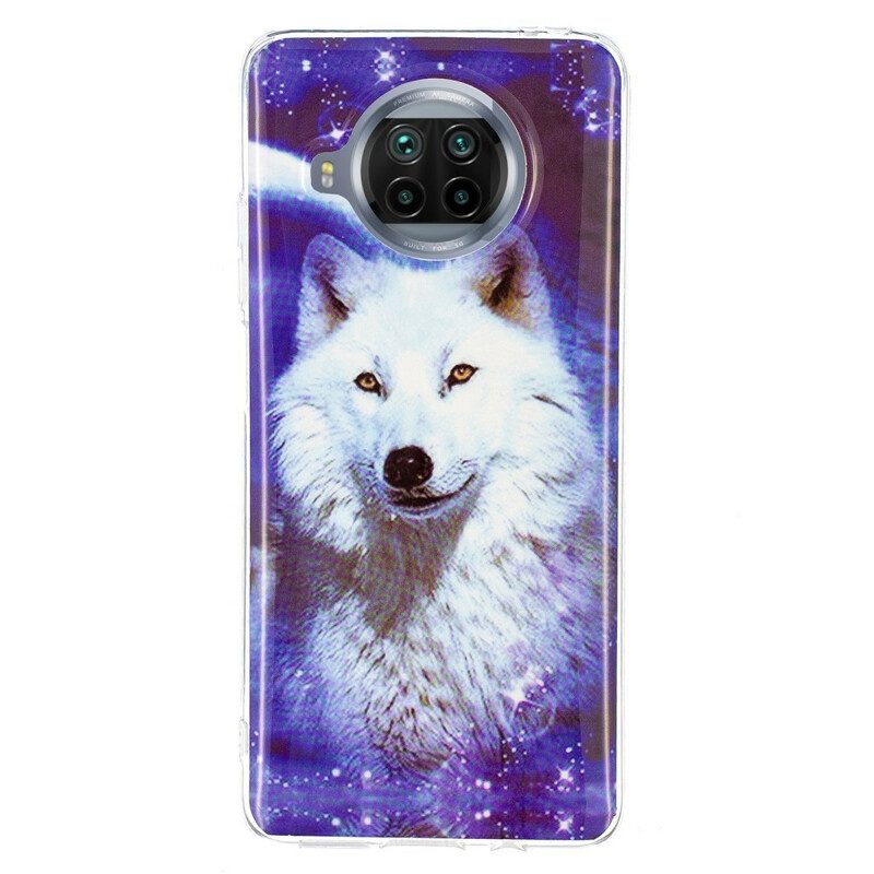 Hülle Für Xiaomi Mi 10T Lite Fluoreszierende Wolf-serie