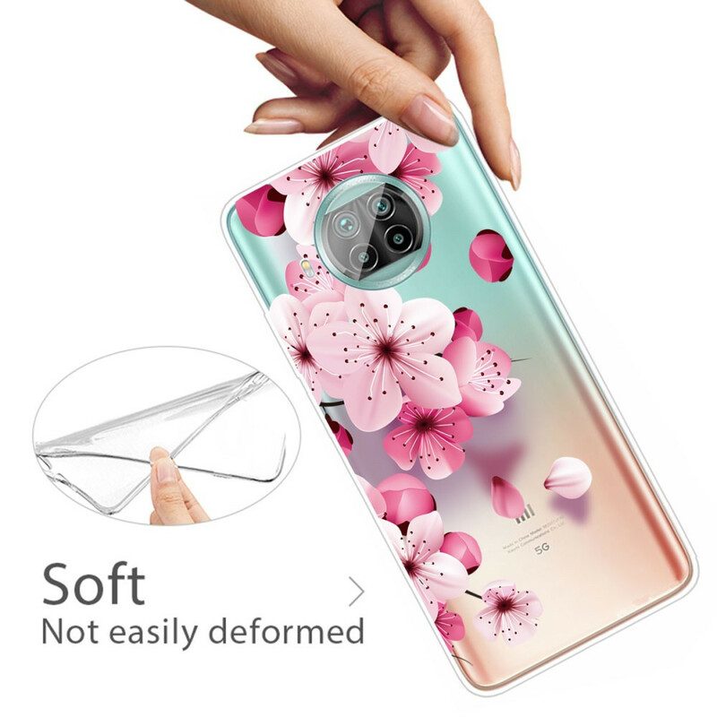 Hülle Für Xiaomi Mi 10T Lite Kleine Rosa Blumen