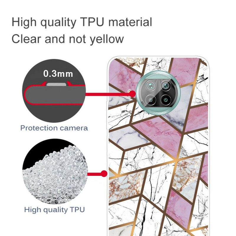 Hülle Für Xiaomi Mi 10T Lite Marmorgeometrie