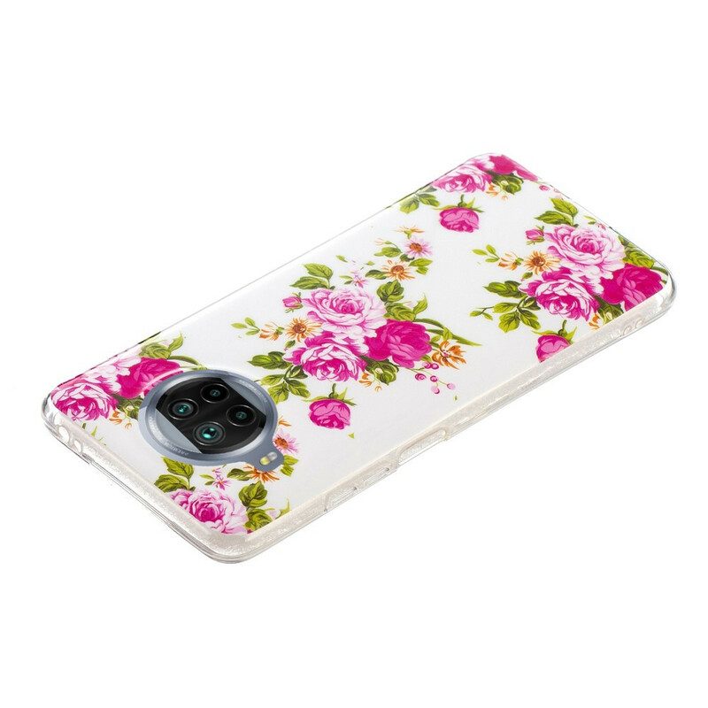 Hülle Für Xiaomi Mi 10T Lite Neon-liberty-blumen