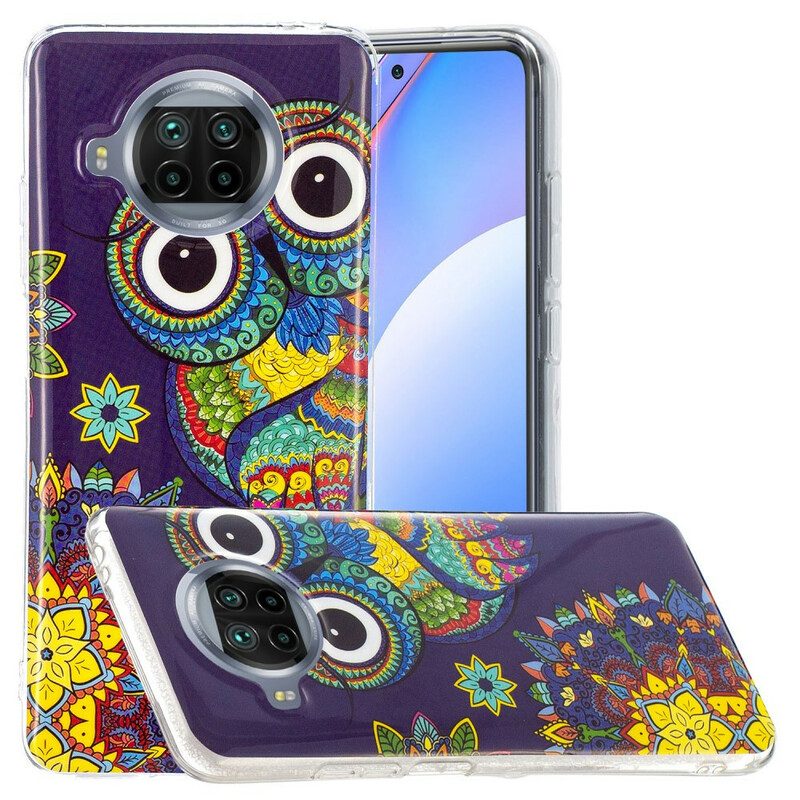 Hülle Für Xiaomi Mi 10T Lite Neon-mandala-eule