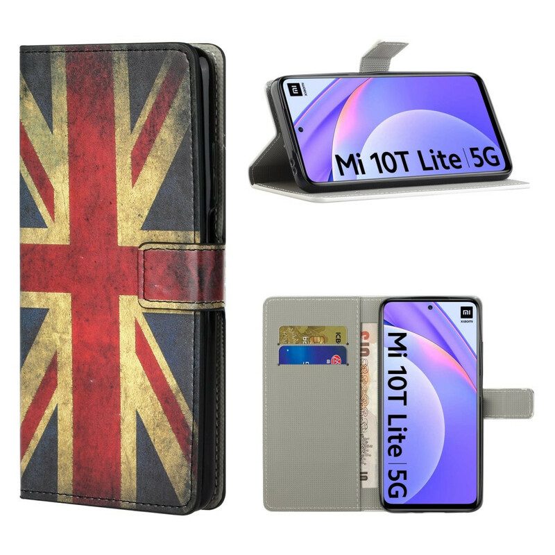 Lederhüllen Für Xiaomi Mi 10T Lite England-flagge