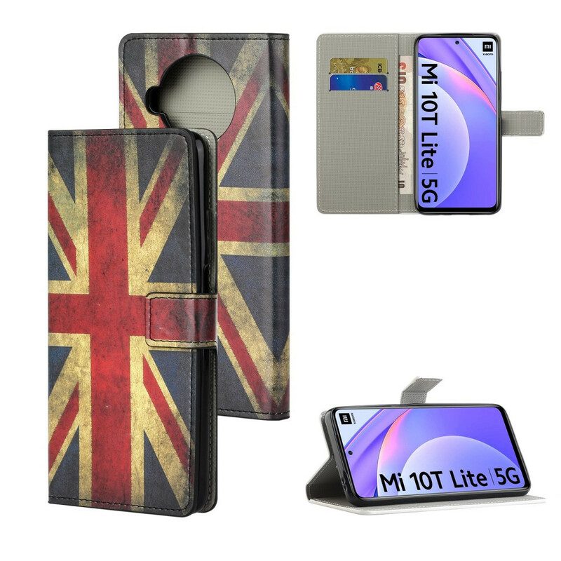 Lederhüllen Für Xiaomi Mi 10T Lite England-flagge