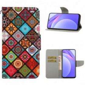 Lederhüllen Für Xiaomi Mi 10T Lite Mandala-quilt