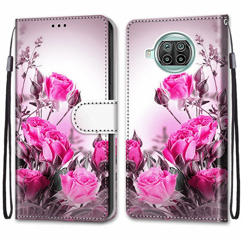 Lederhüllen Für Xiaomi Mi 10T Lite Nur Blumen