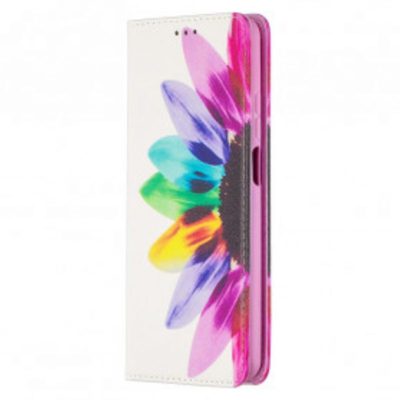 Schutzhülle Für Xiaomi Mi 10T Lite Flip Case Aquarellblume