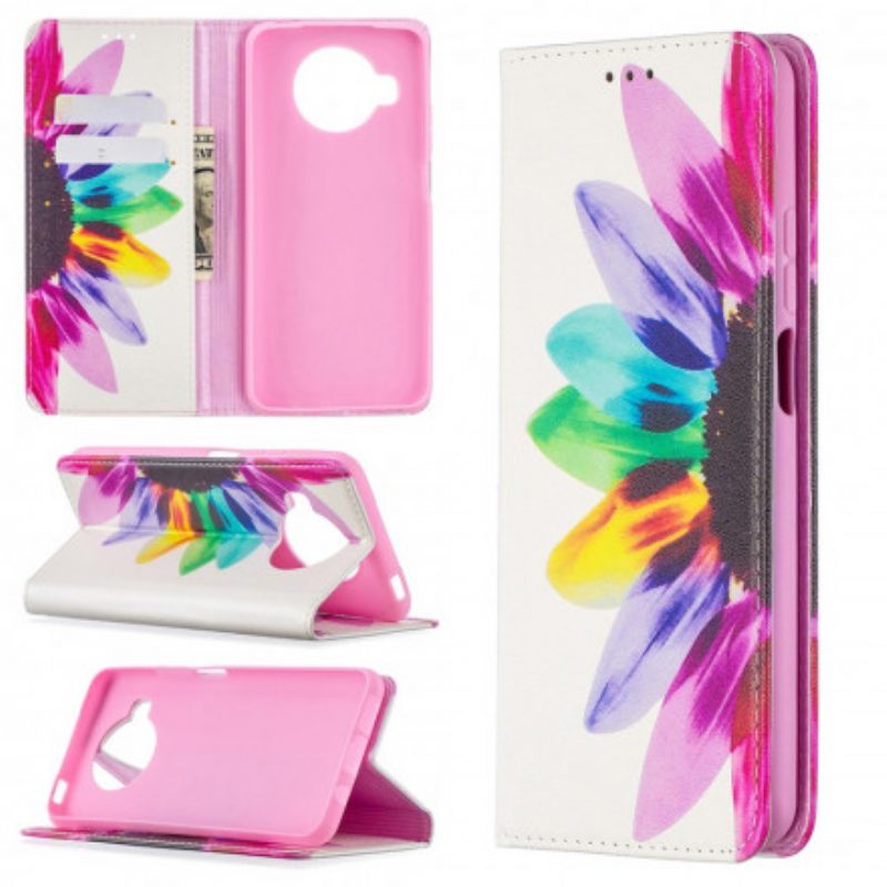 Schutzhülle Für Xiaomi Mi 10T Lite Flip Case Aquarellblume