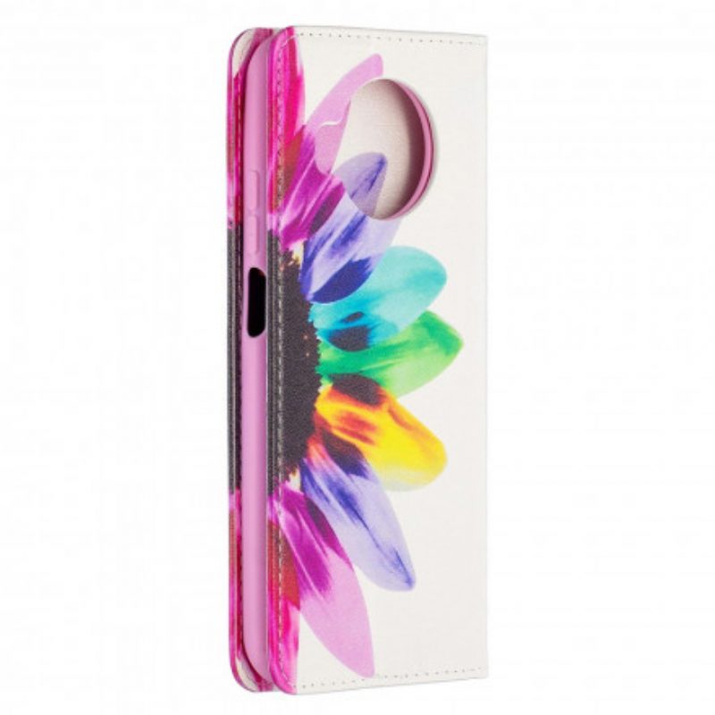 Schutzhülle Für Xiaomi Mi 10T Lite Flip Case Aquarellblume