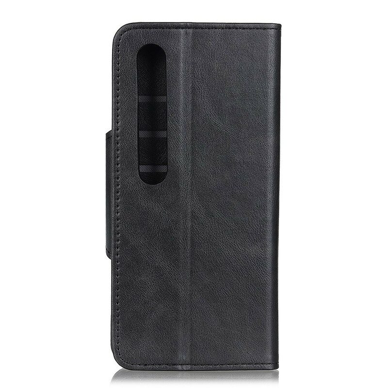 Flip Case Für Xiaomi Mi 10 / 10 Pro Knopf Aus Kunstleder