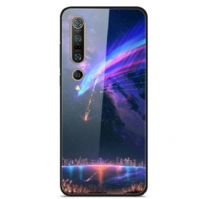 Hülle Für Xiaomi Mi 10 / 10 Pro Galaxy Constellation Gehärtetes Glas