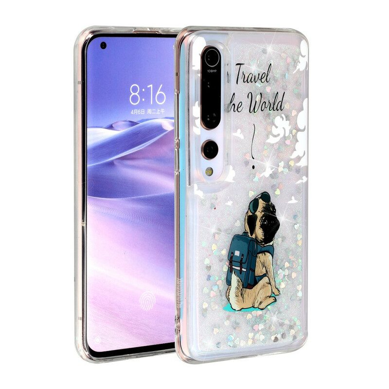 Hülle Für Xiaomi Mi 10 / 10 Pro Glitzerhund