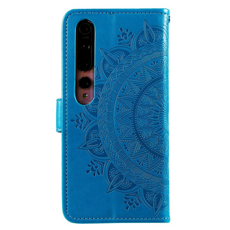 Lederhüllen Für Xiaomi Mi 10 / 10 Pro Sonnenmandala