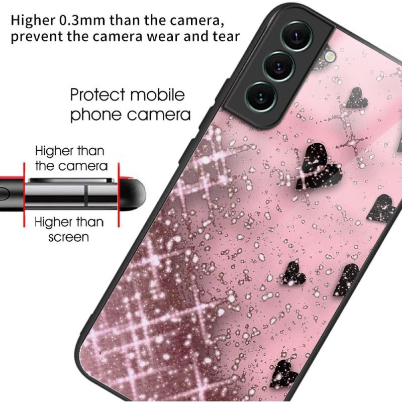 Hülle Samsung Galaxy S24 5g Handyhülle La Vie En Rose Gehärtetes Glas