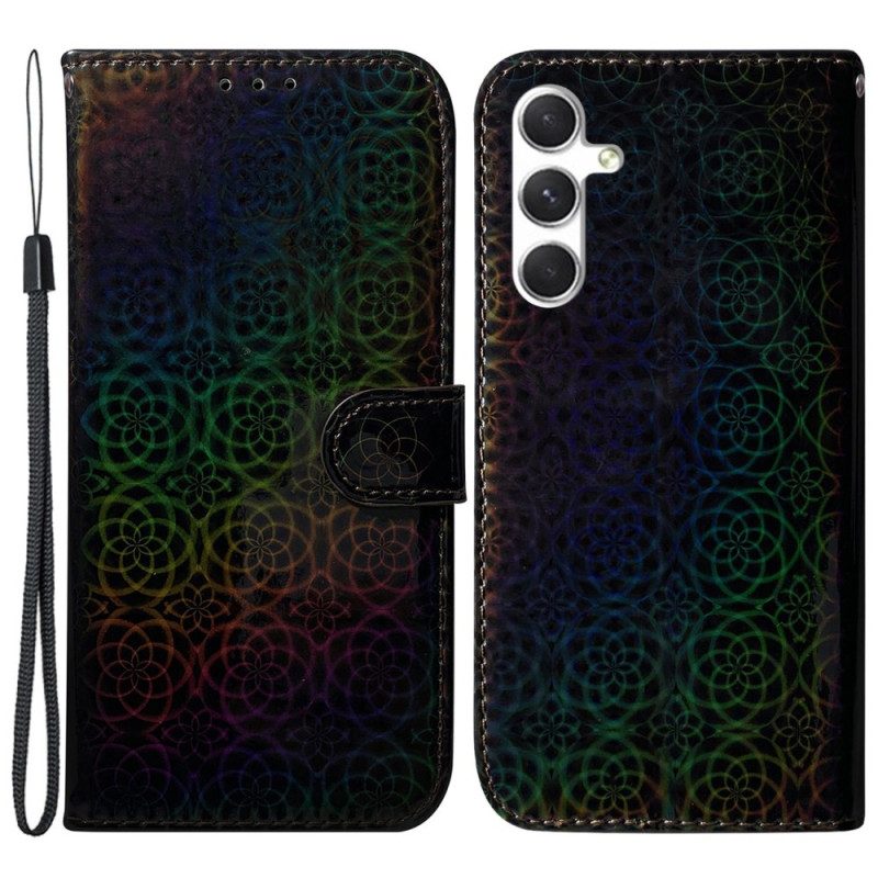 Lederhüllen Für Samsung Galaxy S24 5g Strappy Disco