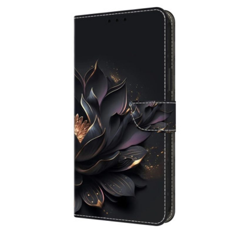 Lederhüllen Samsung Galaxy S24 5g Lila Lotus