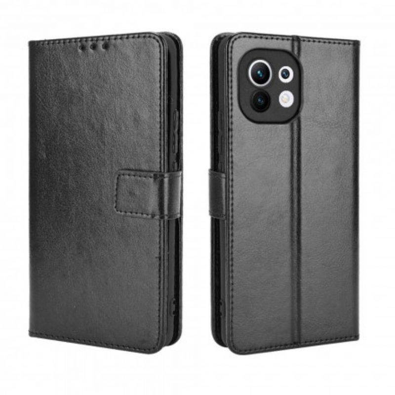 Flip Case Für Xiaomi Mi 11 (5G) Auffälliges Kunstleder