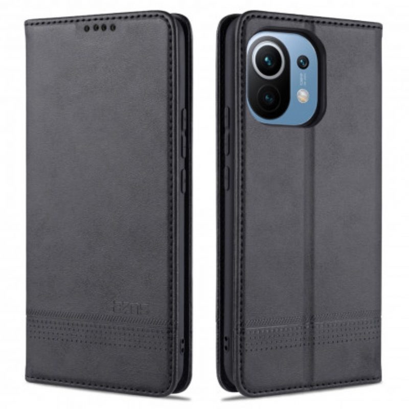 Schutzhülle Für Xiaomi Mi 11 (5G) Flip Case Azns Leder-styling