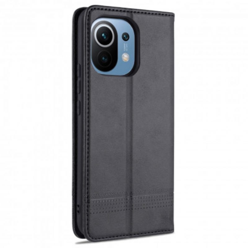 Schutzhülle Für Xiaomi Mi 11 (5G) Flip Case Azns Leder-styling