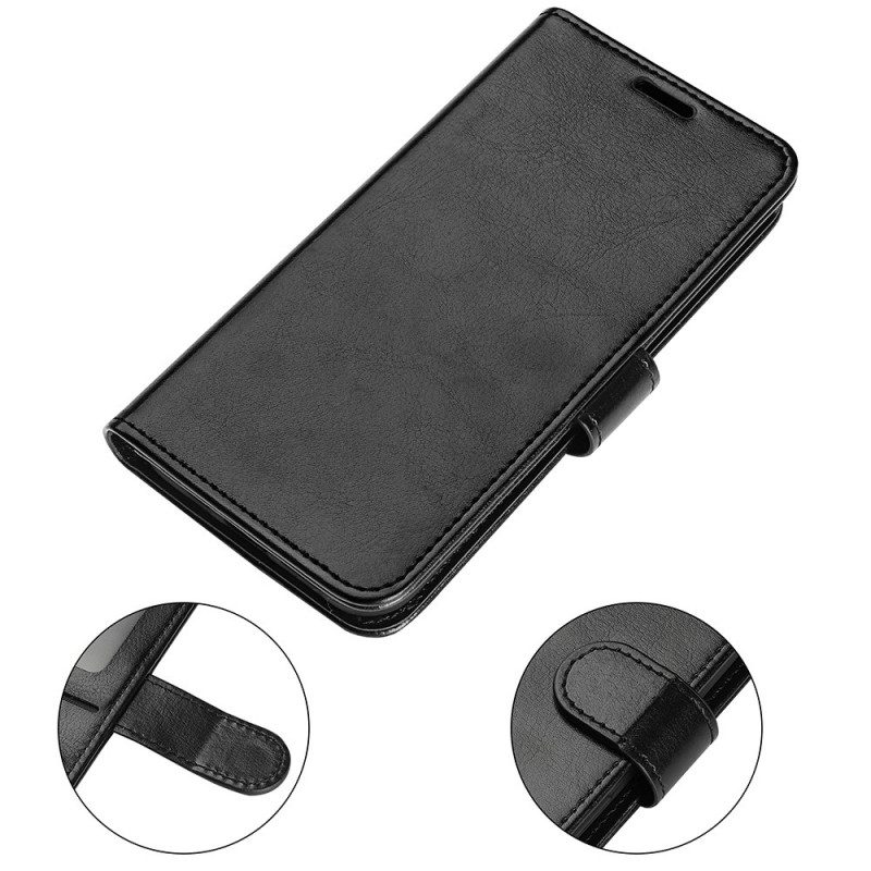 Flip Case Für Moto G51 5G Designer-ledereffekt