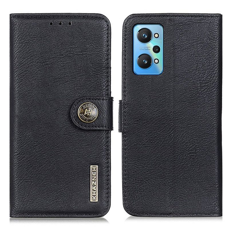 Flip Case Für Realme GT Neo 3T / Neo 2 Kunstleder Khazneh