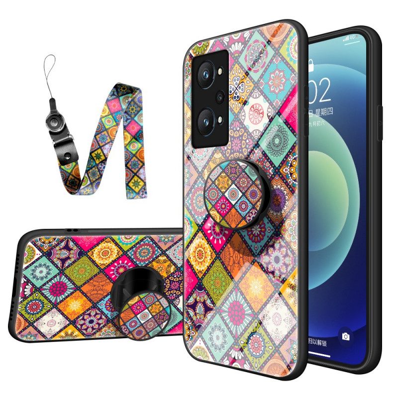 Handyhülle Für Realme GT Neo 3T / Neo 2 Patchwork-magnethalter