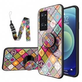 Handyhülle Für Realme GT Neo 3T / Neo 2 Patchwork-magnethalter